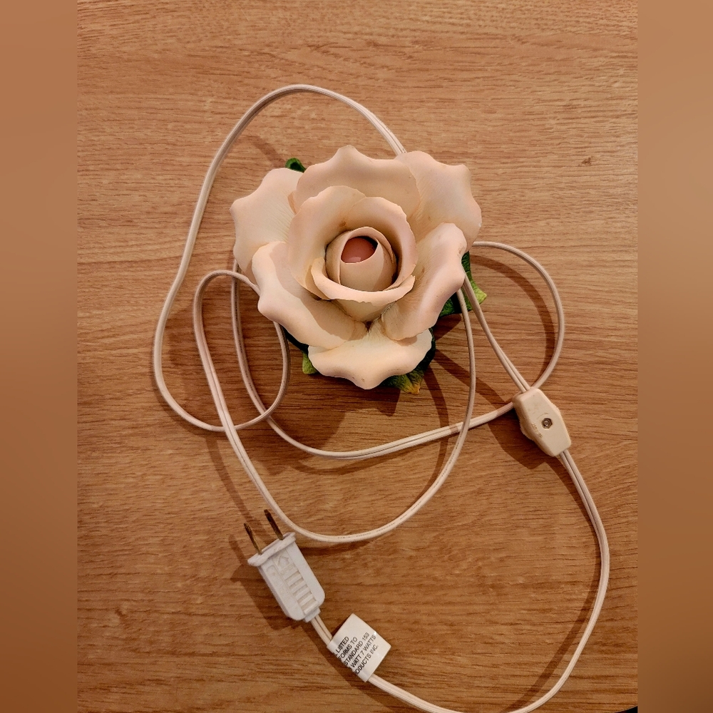 Pink Rose Night Light